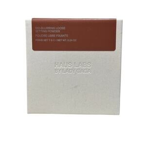 HAUS LABS Lady Gaga BIO BLURRING LOOSE SETTING POWDER ~ Cocoa 0.24 oz